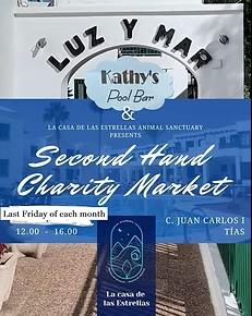 Mercadillo solidario en Kathy's Pool Bar, Puerto del Carmen