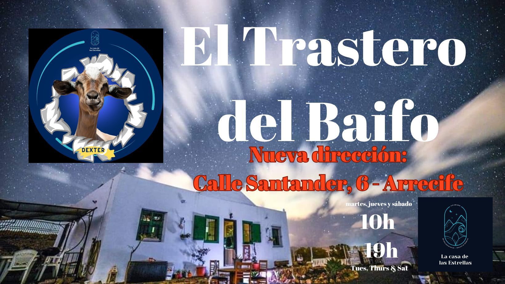 El Trastero del Baifo, tienda solidaria de segunda mano en Arrecife